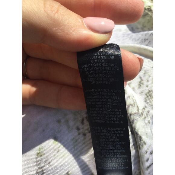 Chicos Travelers Womens Open Cardigan XL Animal Print White Snake Vacation Work - Picture 8 of 8